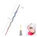 MWoot 10-Part Nail Brush Set | Nail Art Painting & Drawing Brushes for UV Gel & Acrylic Fingerails | Nail Liner Brushes & Accessories for Pedicure & Manicure - Buy Online on SooperMarket.com