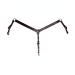 Circle Y 1 1/2" Wide Straight Classic Smooth Breast Collar for Horse Walnut
