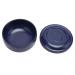 Dark Blue Razor Shell with Lid - Wide Iron Shaving Soap Cup & Foam Mug with Large Capacity for Effortless Shaving - Buy Online on SooperMarket.com
