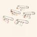 LiQunSweet 10 Pcs Iron 3-Hole Metal Brooch Safety Pins - Platinum 52mm (2 Inch) for Garment and Jewelry Making - Buy Online on SooperMarket.com