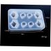 NUOBESTY Silicone Mold 3pcs Ice Cube Mold Silicone Molds Silicone Gel Mould Pendant Making Tool Ice Block Mold Crystal Cake Mold Crystal Drop Gel Mold As Shownx3pcs mediumx3pcs - Buy Online on SooperMarket.com