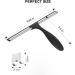 SetSail Stainless Steel Shower Squeegee - 10 Inches Black | Heavy-Duty Bathroom & Glass Door Cleaner with Non-Slip Handle - Buy Online on SooperMarket.com