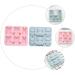 Zerodeko 2pcs Cake Mold Keychain Silicone Molds Ice Cube Candy Muffin Top Pans for Baking Resin Molds Silicone Molds for Candles Candle Molds Rabbits Bunny Chocolate Mold Cartoon Silica Gel 15.9X14.1CM - Buy Online on SooperMarket.com