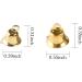 100PCS Small Gold Bells for Crafts - Mini Bells for Christmas Tree Pendants and Craft Making - Buy Online on SooperMarket.com