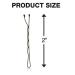 Conair 500 Count Black Bobby Hair Pins in Storage Tub - Salon Quality Hair Accessories - Buy Online on SooperMarket.com