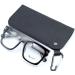 Jurchio Unisex Classic Glasses - Vintage Space Frame Clear Lens Stylish & Durable Includes Black Glasses Case | Shop Now! - Buy Online on SooperMarket.com