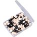 Mikinona 100 Pcs Eyeshadow Makeup Makeup Tools Makeup Application Brushes Cosmetic Size 2 Black - Buy Online on SooperMarket.com