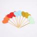 50 Pcs Heart Cupcake Toppers Glitter Sweet Love Cake Toppers Wedding Engagement Cupcake Picks Birthday Valentines Day Cake Decorations for Bridal Shower Red - Buy Online on SooperMarket.com
