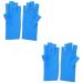 PLAFOPE 2 Pairs Nail Gloves Fingerless Gloves para U as Nails Shield Glove Nail Dryer Anti Glove Gel Nail Glove Hand Cover Glove Manicures Glove Sun Glove Tool Elastic Spandex