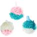 Angoily 6 Pcs Natural Loofah Bath Sponge Set - Soft Shower Poufs for Exfoliating Skin & Luxurious Bath Experience - Buy Online on SooperMarket.com