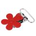 10 Pcs Mini Plum Shape Pacifier Suspender Clips - Durable Clip Holders with 25mm Ring Inner Diameter for Secure Baby Pacifier Attachment - Buy Online on SooperMarket.com