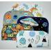 Set of 5 Little Monster Printed Flannel 8x8 Inch 1 Ply Wipes - Buy Online on SooperMarket.com