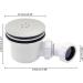 Industrial Grade Flows Waste Versatile Metal Shower Waste for 90mm Trays Improve Your Shower Experience 90mm Shower Waste - Buy Online on SooperMarket.com