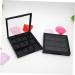 WOONEKY 4 Pcs 12 Empty Eyeshadow Dish Makeup Pallets for Women Travel Eyeshadow Highlight Empty Makeup Black - Buy Online on SooperMarket.com