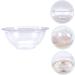 Didiseaon 2 Pcs Lace Washbasin Bathroom Face Basin Cleaning Basin for Home Washing Basin for Face Home Face Basin Vegetable Wash Bowl Baby Wash Bowl Washing Dishes Tub Pp Portable Wash Basin 23x23cmx2pcs Transparentx2pcs - Buy Online on SooperMarket.com