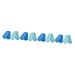 minkissy 8 Pairs Gel Socks Miss Foot Cotton Yarn Women's Socks