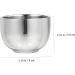 Angoily 6-Pack Stainless Steel Shaving Soak Soap Mixing Bowl - Perfect Gift for Men s Razor Shaving Foam - Durable Ceramic Shell - 7.4x7.4cm - Buy Online on SooperMarket.com