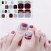 Buy 14pcs Waterproof Nail Polish Strips - Stunning Nail Art Decals & Sequins for Manicure Tips | International Shipping - Buy Online on SooperMarket.com