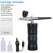 Kydelty Rechargeable Mini Airbrush Kit with Compressor for Makeup, Tattoo, Nail Art - Portable Handheld Air Brush for Face Paint and Model Painting - Buy Online on SooperMarket.com