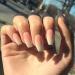 Brishow Short Fake Nails Peach Gradient Ballerina - 24pcs Full Cover Acrylic Stick on Nails for Women and Girls - Buy Online on SooperMarket.com