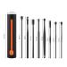 Ear Wax Cleaner Set - 8-Piece Earwax Removal Tool Kit in Orange - Buy Online on SooperMarket.com
