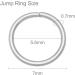 Jepeux 400Pcs 7mm Silver Open Jump Ring for Key Chain, Jewelry Making, Necklace Maintenance, and Earring Decoration DIY - 400Pcs 7mm Silver/400pcs - Buy Online on SooperMarket.com