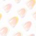 Buy MISUD Short Round Press On Nails - Colorful French Tip Acrylics | 24 Pcs Glossy Summer Artificial Nails - International Shipping Available - Buy Online on SooperMarket.com