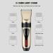 Mikinona 1 Set Electric Clippers Hair Cutting Tool Hair Clipper for Barbershop Hair Trimmers Electric Haircut Supplies - Buy Online on SooperMarket.com
