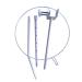 Adjustable Mosquito Net Stand Holder for Baby Crib Cot Bed Clip-On Bracket