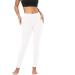 VEZAD Women's Butt Lifting Anti Cellulite Leggings - High Waisted Yoga Pants for Workout - Tummy Control Sport Tights - B-white Medium - Buy Online on SooperMarket.com