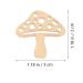 Warmhm 50pcs Wooden Animals & Plants DIY Wood Slices - Unfinished Crafts Ornaments for Home D cor - Buy Online on SooperMarket.com