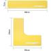 ABOOFAN 6 x Tennis Court Marking Strips - Logo Basketball & Football Floor Marking (4pcs 2 Corners) - International Shipping Available - Buy Online on SooperMarket.com