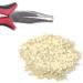 Blonde Nano Rings Beads for Hair Extensions - 400pcs Silicone Lined Nano Beads - Buy Online on SooperMarket.com