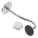 Amosfun 3pcs Stainless Steel Soap Holder Soap Float Holder Sink Sponge Holders Magnetic Soap Container Bathroom Bar Soap Holder Magnetic Soap Holder for Shower Wall Air Dry Soap Dish