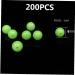 Buy Bemvp Luminous Fishing Beads 6mm Glow Round Soft Beads for Lures | 200 Pieces International Shipping - Buy Online on SooperMarket.com