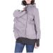 SouiWuzi Baby Carrier Hoodie Maternity Kangaroo Jacket Coat Sweatshirt - Gray - Buy Online on SooperMarket.com