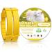 Cat Repellent Treatment Adjustable Cat Repellent Collars Natural Protection Repellent Collar for Cats Water Resistant Repellent Collar for Cats Small-Medium-Large Yellow 2pack