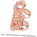 BCOATH 1pc Scorpion Single Braces Decor Rose Grills for Women Tooth Jewelry Vampire Aldult Man 2X1cm Golden - Buy Online on SooperMarket.com