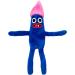 Nobody Sausage Plush Toy Cartoon Game Character Kids Toys Plushie Rainbow Friends Plush Stuffed Dolls Toys Squishy plushies Soft Toys Squishmallow Teddy Pillow Figure Toy for Kids (Sausage Blue)
