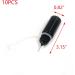 T Tulead Black Tip Applicator Metal Needle Plastic Bottle 10ml Precision Tip Applicator Bottles Pack of 10 Black 10ml - Buy Online on SooperMarket.com