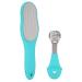 Foot scraps footfish professional pedicure tool 2 in 1 double-sided peeling for dead skin feet remove hard skin (green)