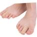 Healifty 4 Pcs Toe Cover Elastic Wrap Bandages - Beige Nylon Toe Protectors for Comfort and Protection - Buy Online on SooperMarket.com