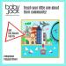 Baby Jack & Co 8x8 Learning Lovey San Diego California Tag Toy | USA Cities & Shapes | Soft & Safe Crinkle Toy for Babies | BPA-Free with Stroller Clip - Buy Online on SooperMarket.com