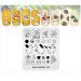 Fashion Sports Nail Stamping Plate - Football Soccer Baseball & Hockey Nail Art Template - Multi-Pattern Design for Unique Nail Designs - Buy Online on SooperMarket.com