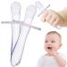 Baby Teething Toys  Teething Toys  Mushroom Teether Toy  Teether for Baby Silicone Teething Brush Tool Ring Toy (X2)