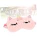 Child's Pink Embroidered Eye Mask with Makeup Eyeshadow Design - 1 Count - Buy Online on SooperMarket.com