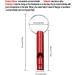 Weddhuis 7-Piece Lifeguard Signal Kit - Emergency Whistle & Aluminum Survival Pipe with Keychain for Hiking & Camping - Buy Online on SooperMarket.com