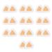 OSALADI Clear Heel 20Pcs Anti Wear Pad Heel Cushion Inserts High Heel Tape Adhesive Foot Sticker Feet Protectors for Heels Complexion Womens Clear Heels
