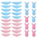 20pcs silicone eyelashes permanent wave curly curler permanent wave pad reusable silicone pads 5 sizes eyelashes lifting rods +10pcs eyelashes y brush makeup beauty tool silicone eyelashes constant wave