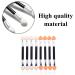 30 pcs Disposable Dual-Sided Eye Shadow Sponge Brushes | Professional Double-End Makeup Applicator Set | Manicure Cosmetic Tool | 9.5CM Aluminum Tube - Buy Online on SooperMarket.com